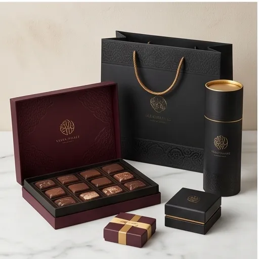 Black Burgundy Gold Luxury