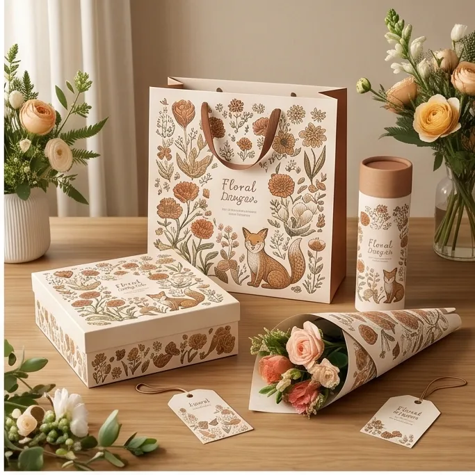Floral Fox Woodland