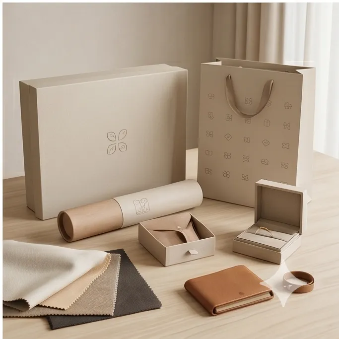 Neutral Taupe Botanical